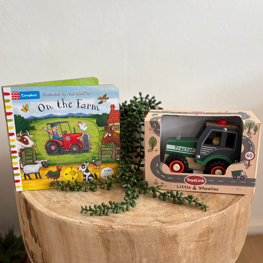 On The Farm by Axel Scheffler (Board Book Push Pull Slide)