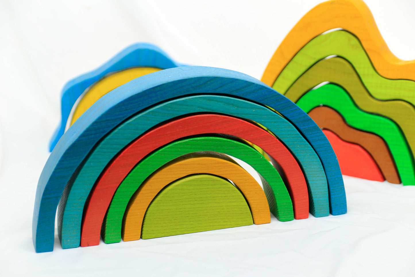 Large Color Rainbow Block Set