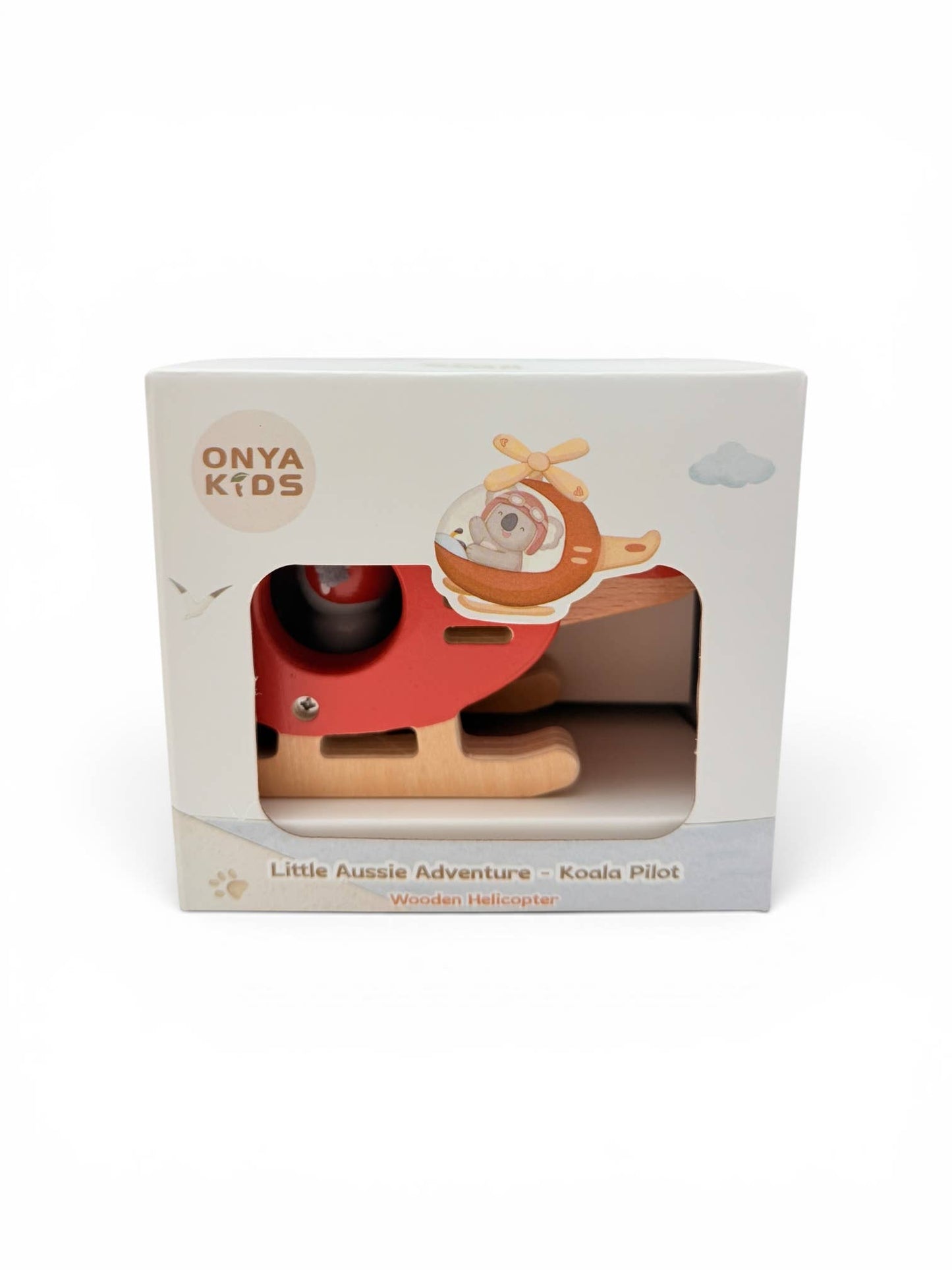 Onya Kids Wooden Koala Helicopter