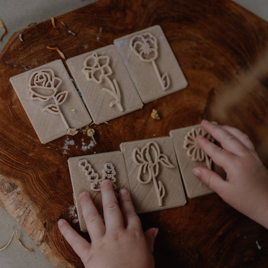 Flower Eco Stamp Set (No Handle)