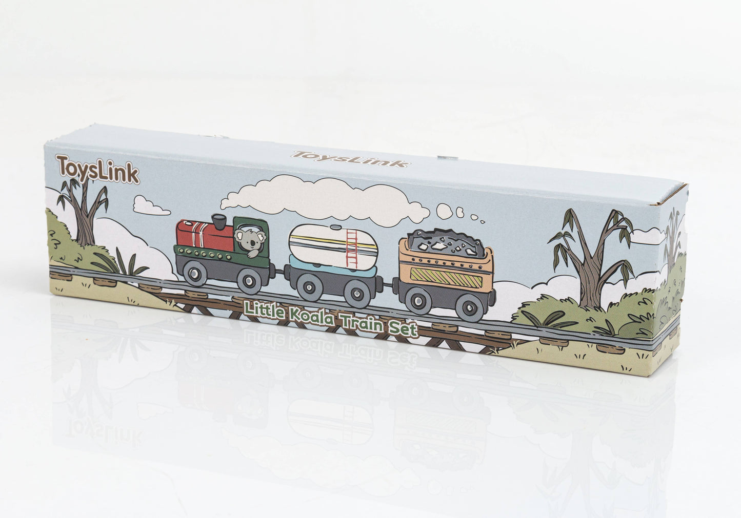 Toyslink Wooden Magnetic Train Set