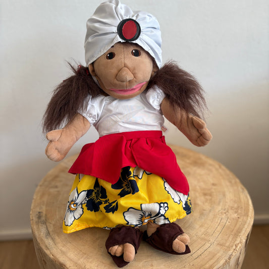 Luci - Girl Hand Puppet from Brazil (Cultural Edition)