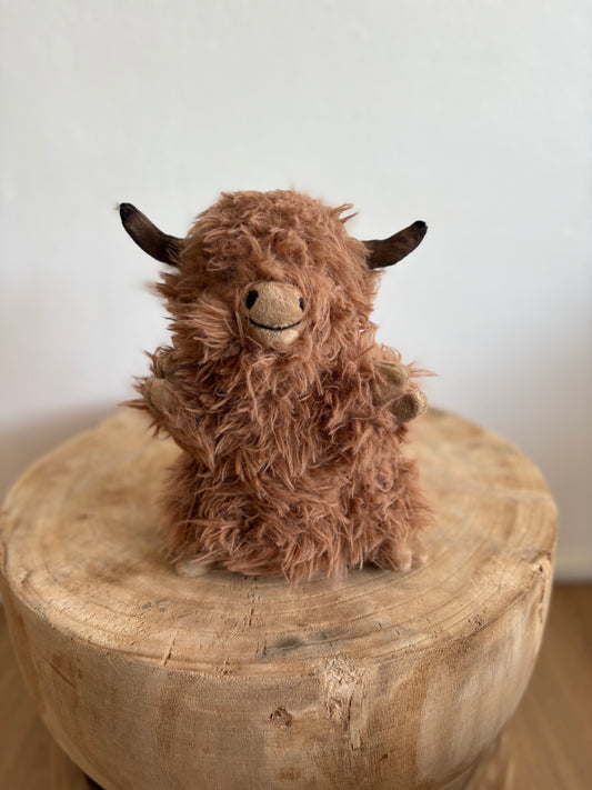 ECO Highland Cow Hand Puppet-100% Recycled