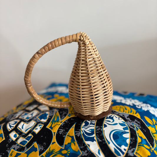 Caxixi Rattle Large (Curved Handle)