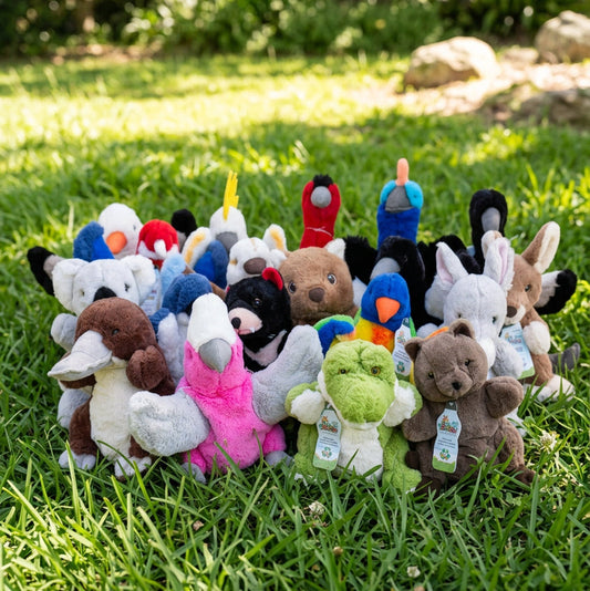 Australian Animal - 19 piece Hand Puppet Set