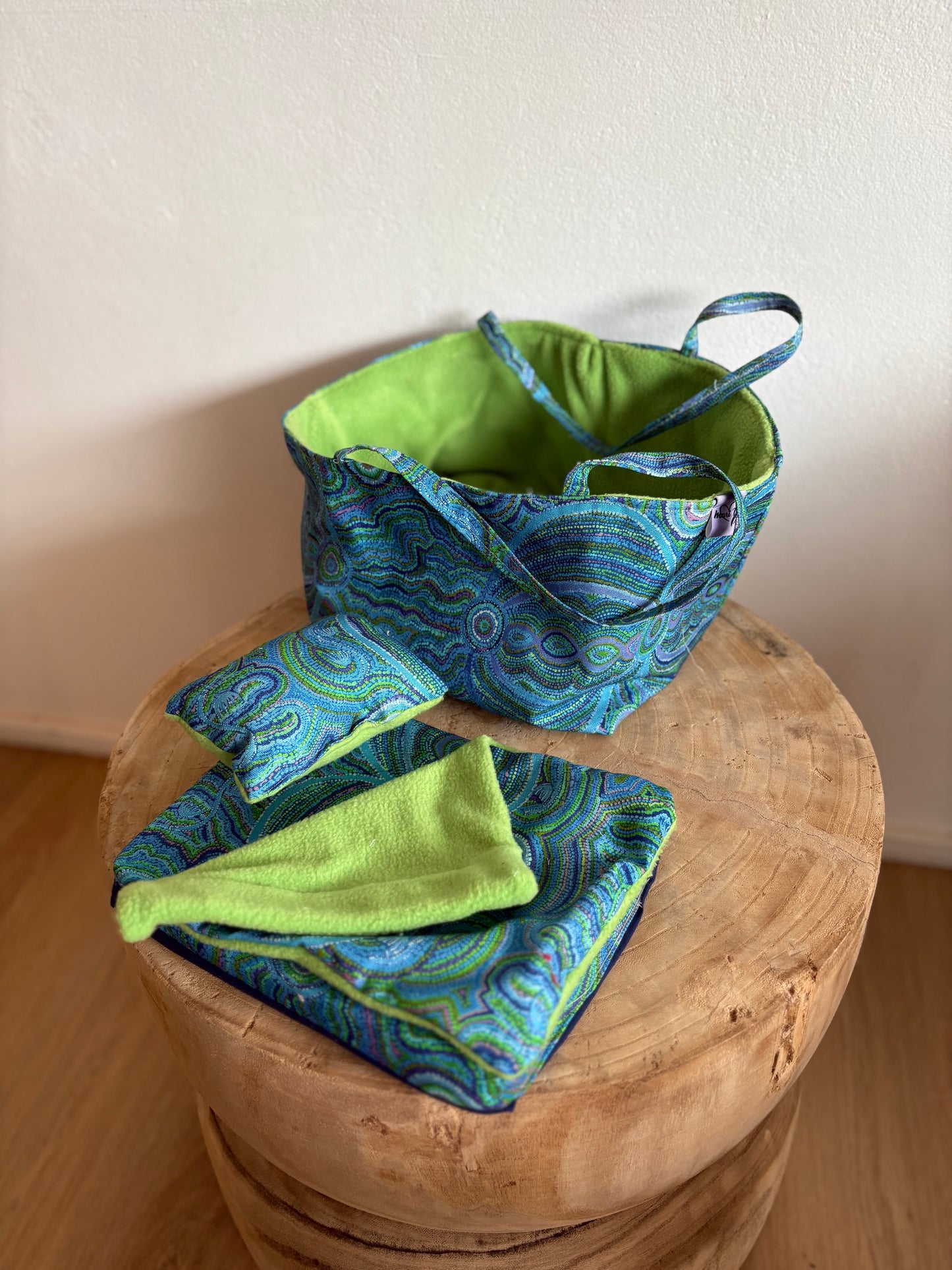 Sista Carry Bag Set (Blue Design)