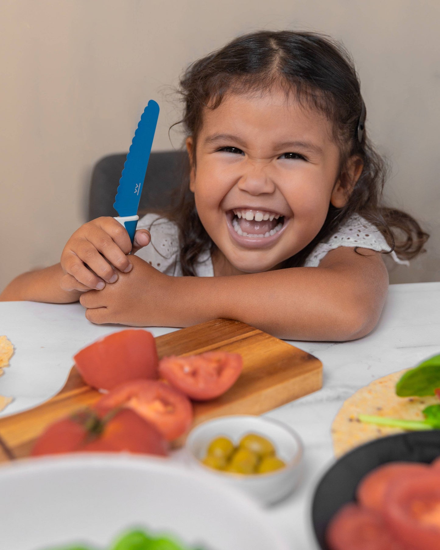 KiddiKutter Child Safe Knife - Blue