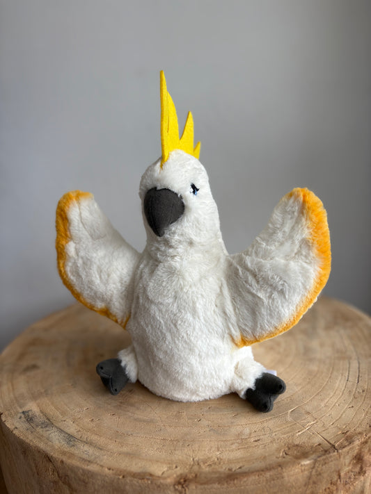 Eco Cockatoo Hand Puppet - 100% Recycled