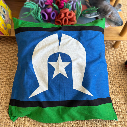 Material Cushions (Torres Strait Flag)
