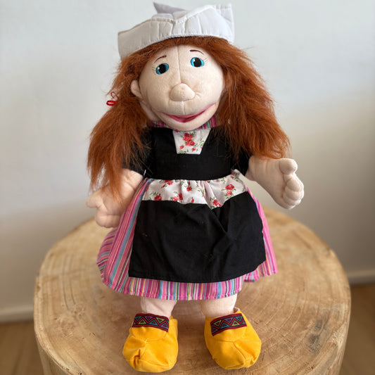 Pia - Girl Hand Puppet from the Netherlands (Cultural Edition)