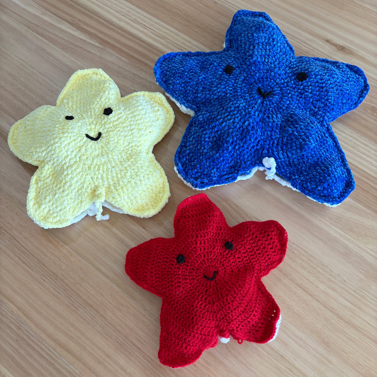 Crochet Star Fish Memory Game (Large Blue)