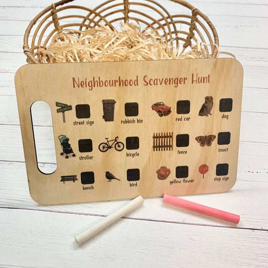 Scavenger Hunt Board - Neighbourhood