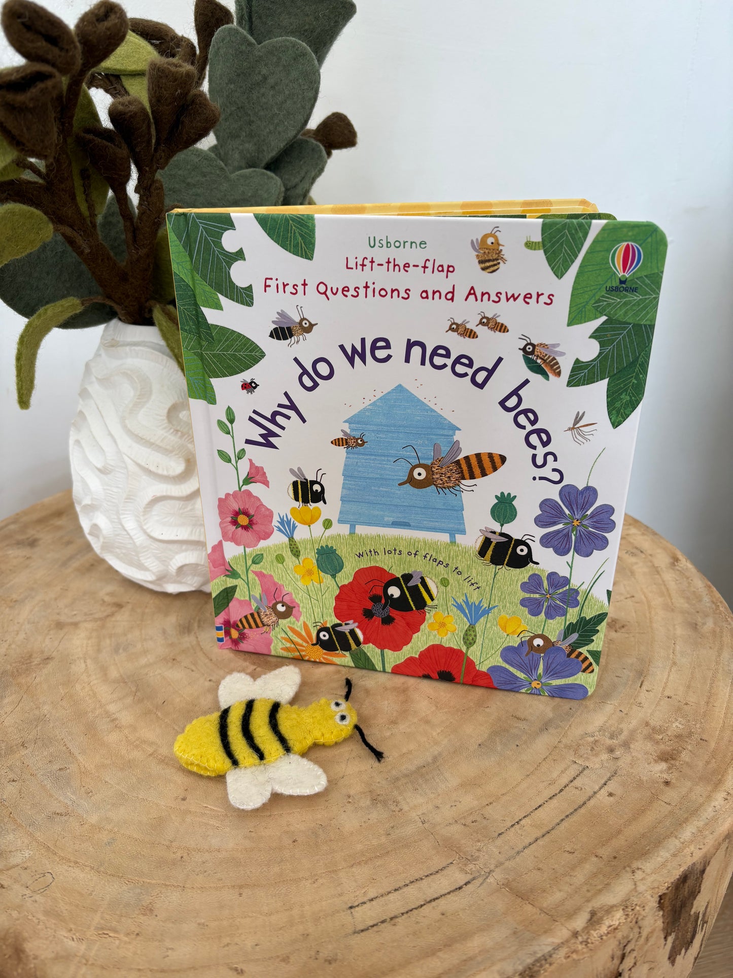 Lift The Flap First Questions: Why Do We Need Bees? by Katie Daynes (Board Book)
