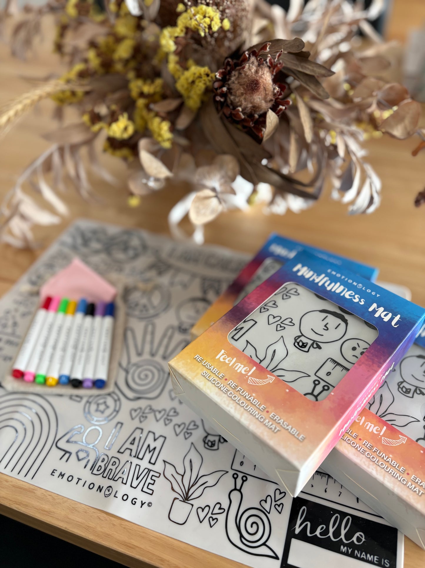 Emotionology Mindfulness Silicone Mat & Markers
