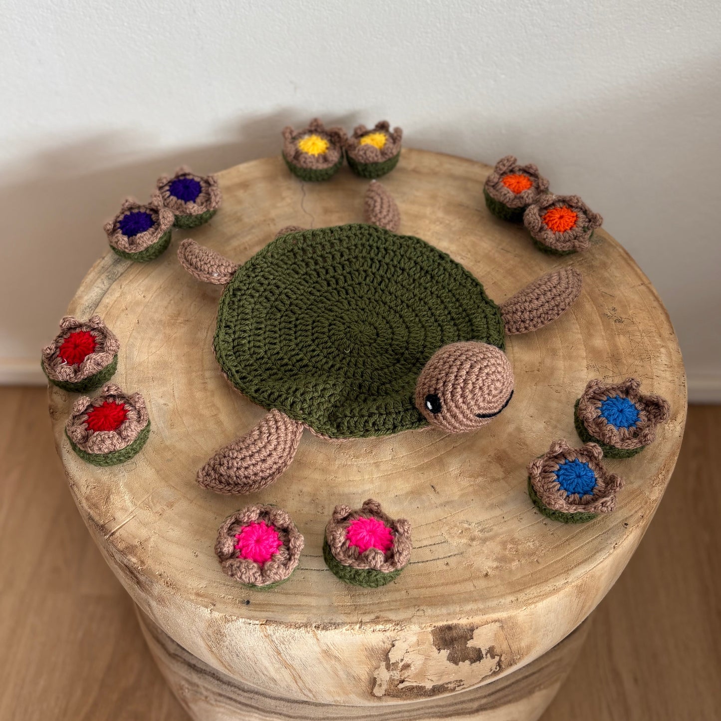 Crochet Turtle Memory Game (Small)