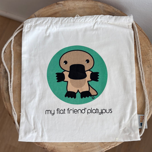 Platypus Cotton Drawstring Bag