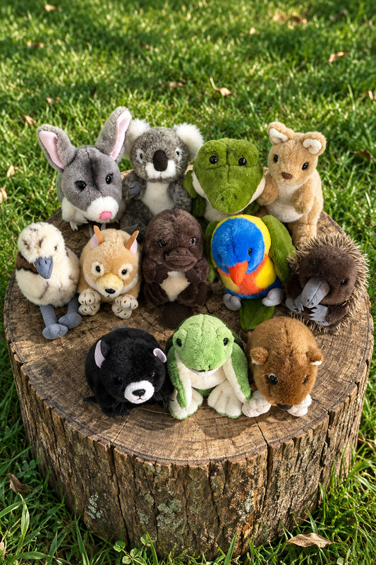 Australian Animal Handfuls – 12 Piece Plush Set
