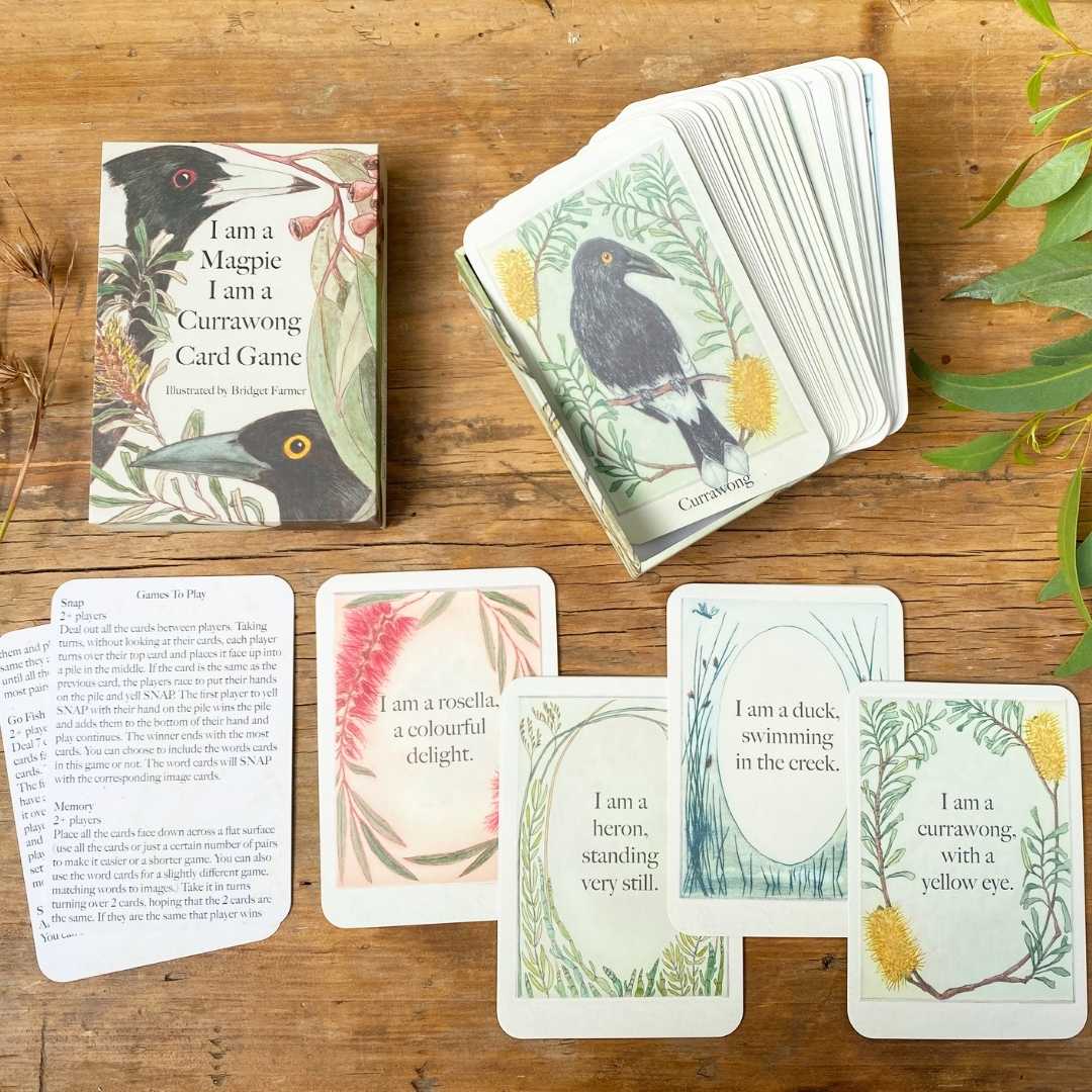 I am a Magpie I am a Currawong - Card Game