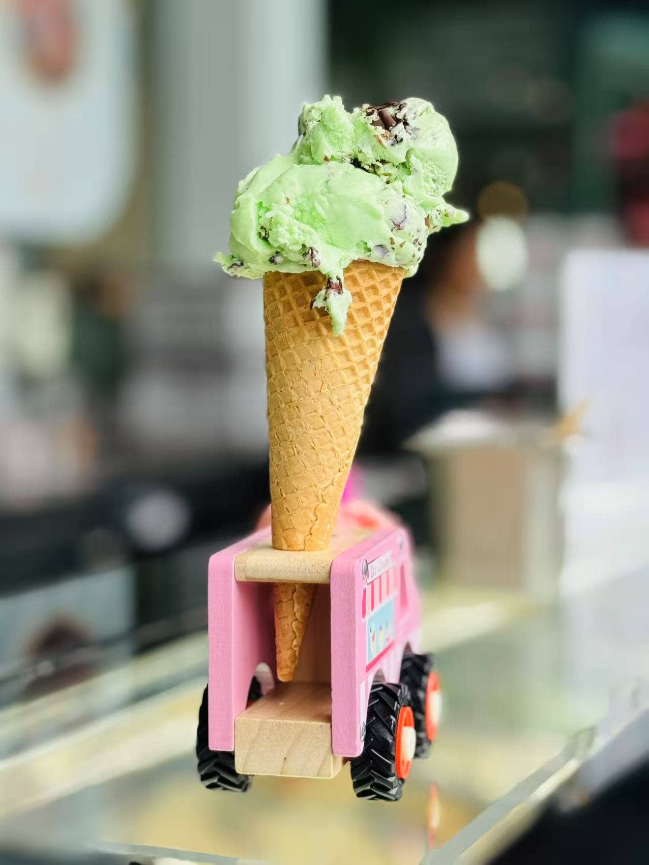 Wooden Ice Cream Van