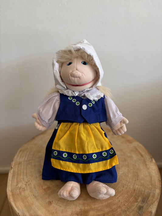 Annika - Girl Hand Puppet from Sweden