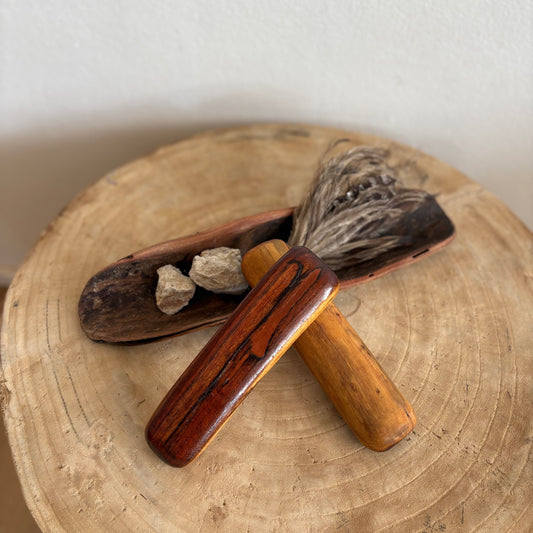 Clap Sticks & Coolamon Set by Birramari Aboriginal Arts, Crafts & Entertainment