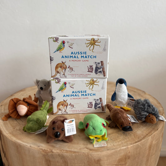 Aussie Animal Match Memory Game