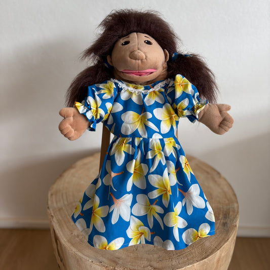 Sissy Hand Puppet (Blue Floral)