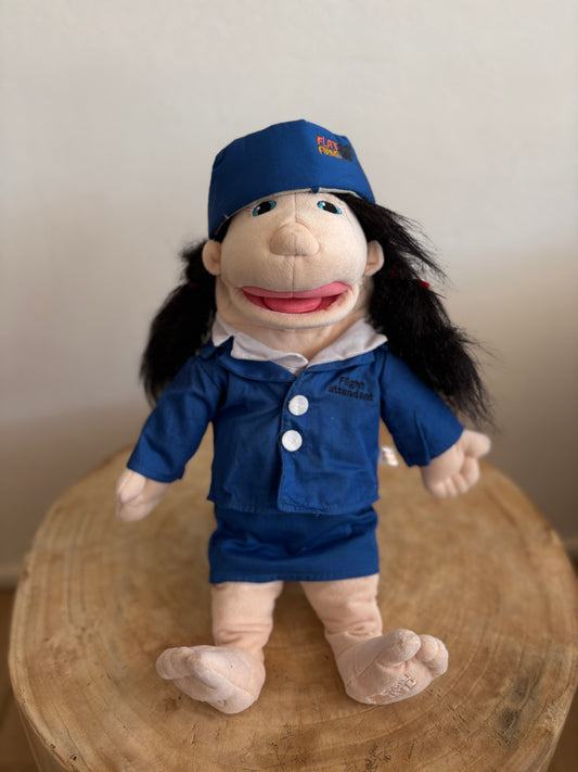Eyra - Flight Attendant Hand Puppet (Cultural Explorer Edition)