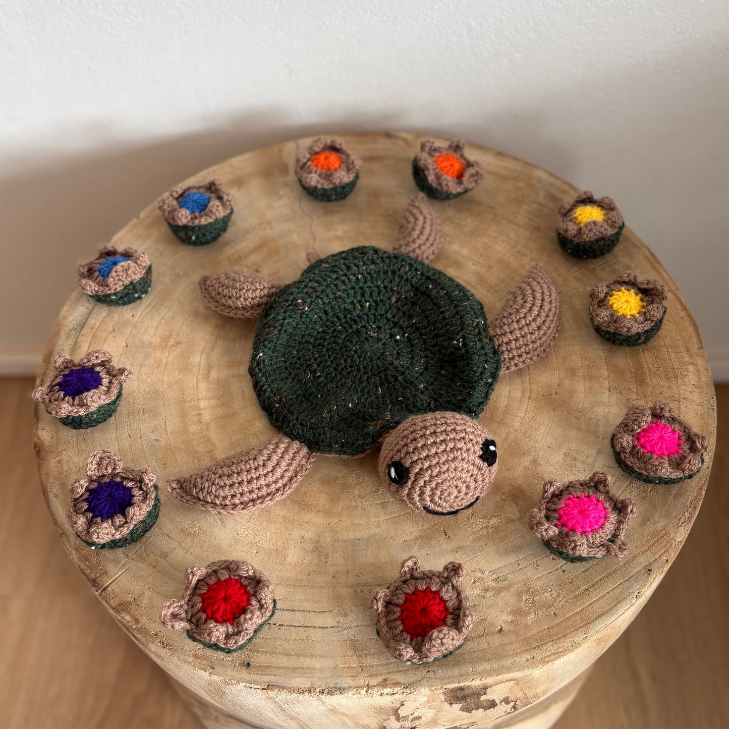 Crochet Turtle Memory Game (Small)