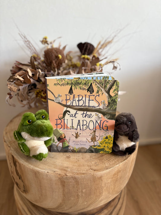 Babies At The Billabong by Maura Finn (Board Back)