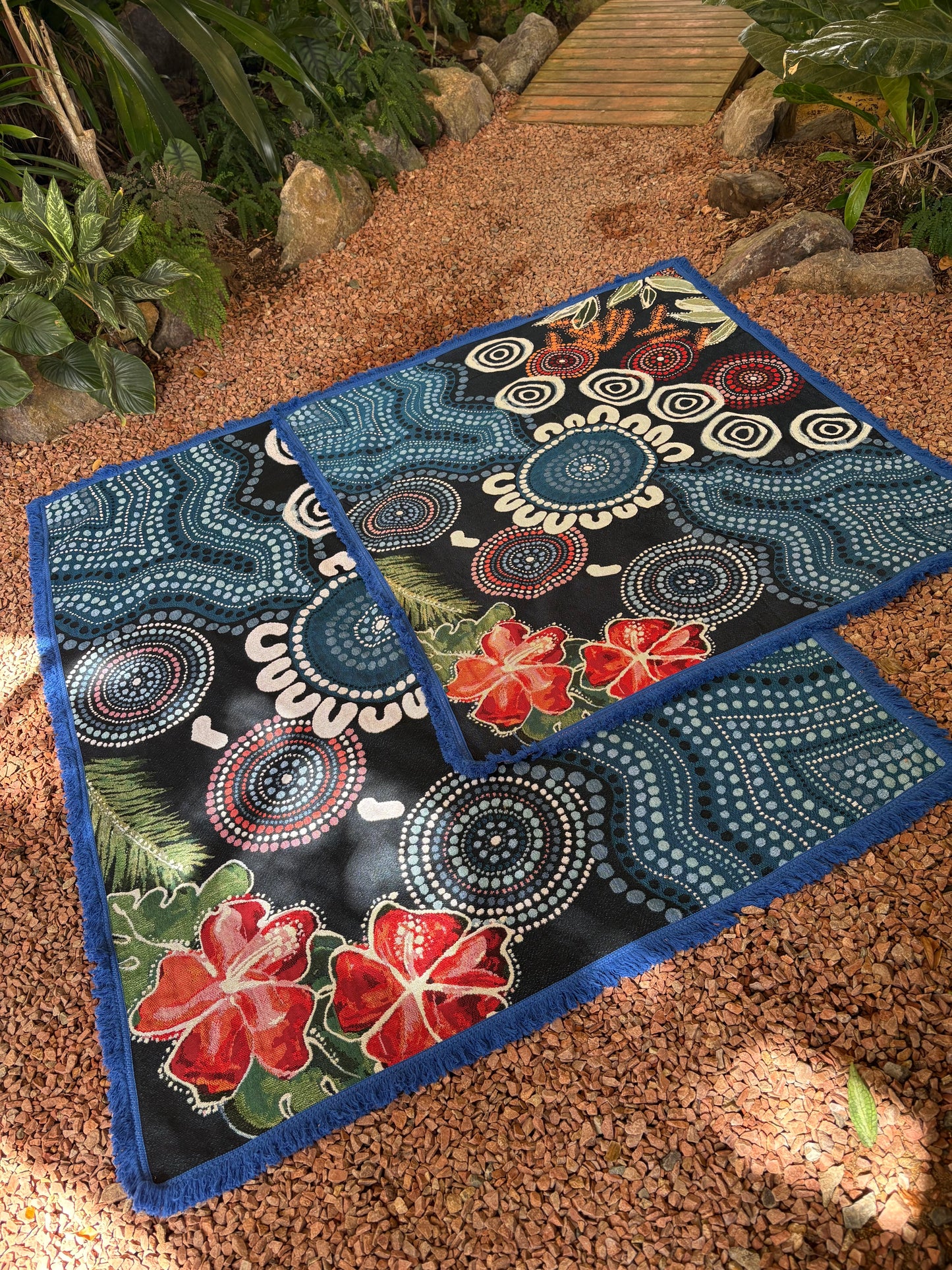 Yarning Connections Woven Rug