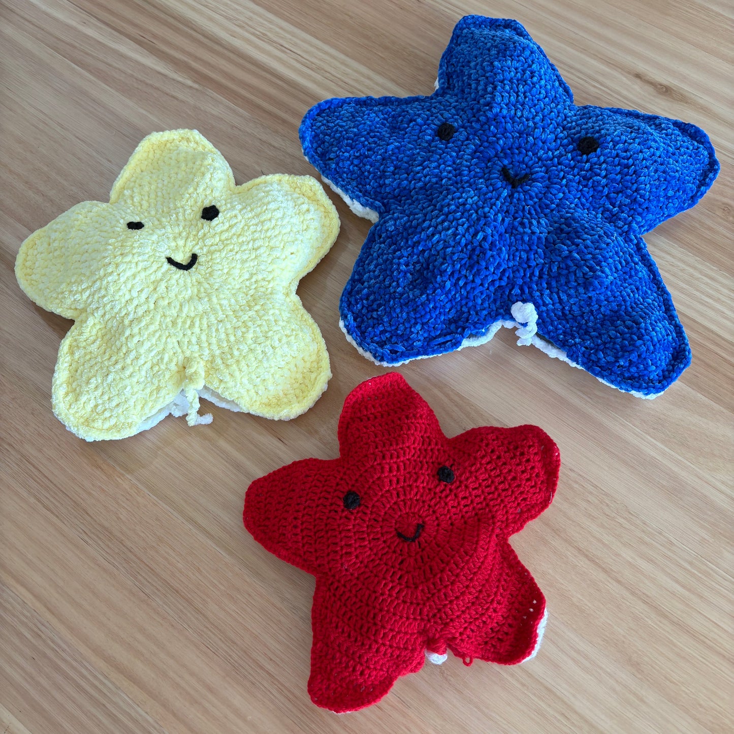 Crochet Star Fish Memory Game (Small Red)