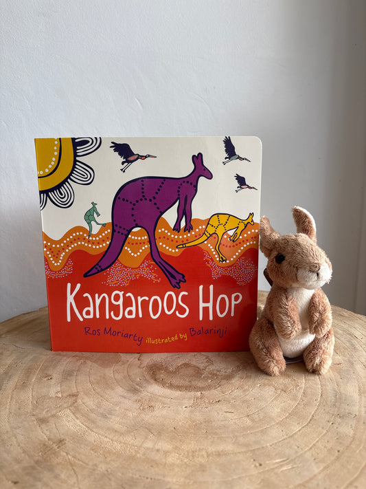 Kangaroos Hop by Ros Moriarty (Board Book)