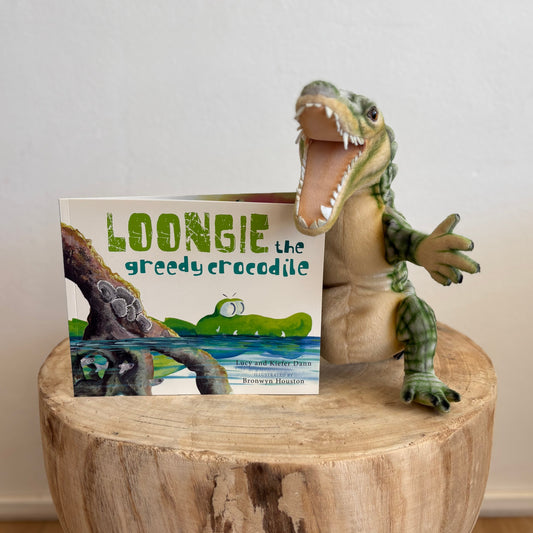 Loongie the Greedy Crocodile by Lucy & Kiefer Dann (Paper Back)