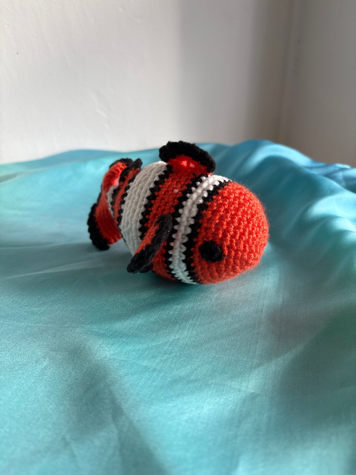 Hand-Crocheted Plush Clown Fish