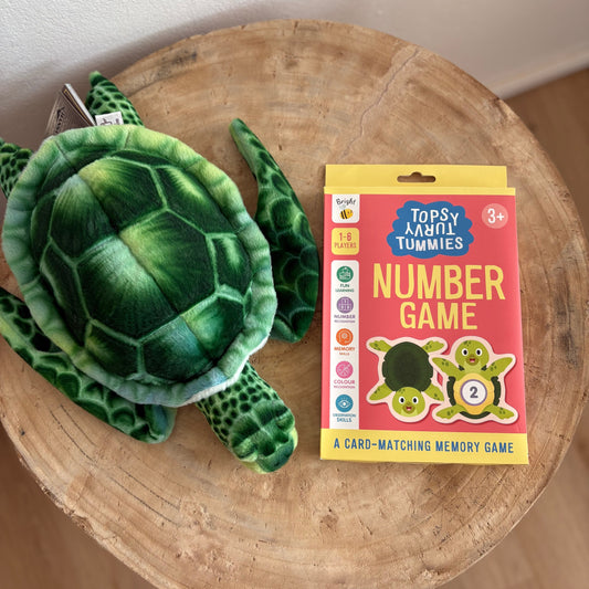 Topsy-Turvy Tummies: Number Match Turtles