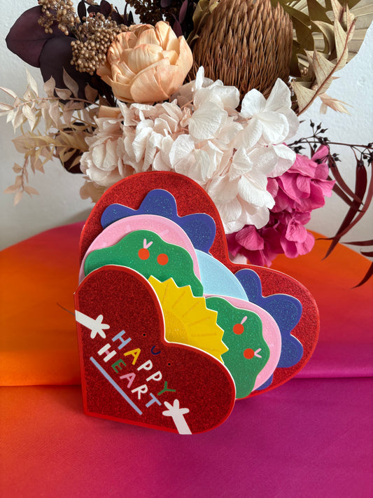 Happy Heart by Hannah Eliot (Board Back)