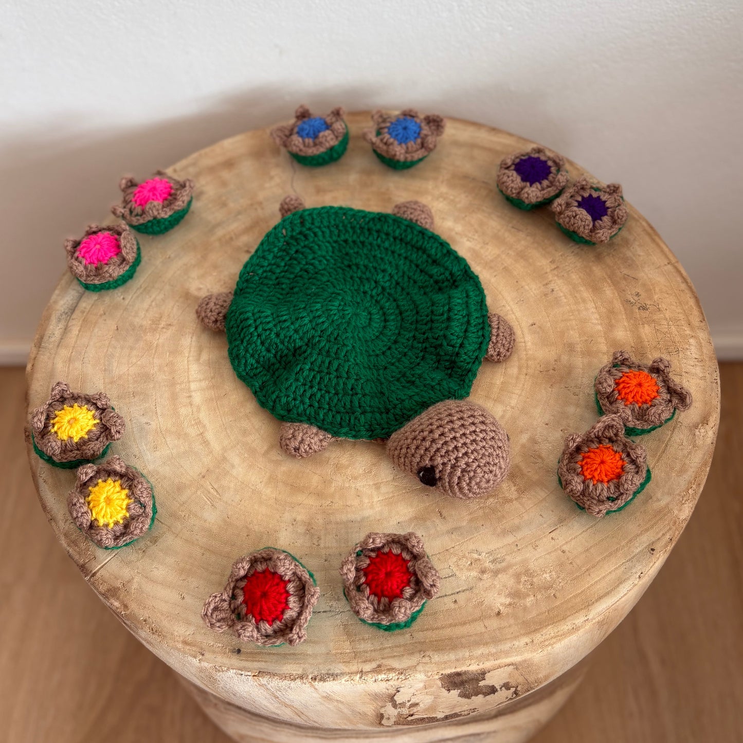Crochet Turtle Memory Game (Small)
