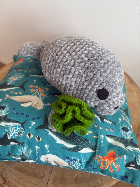 Hand-Crocheted Plush Toy - Dugong (Medium)