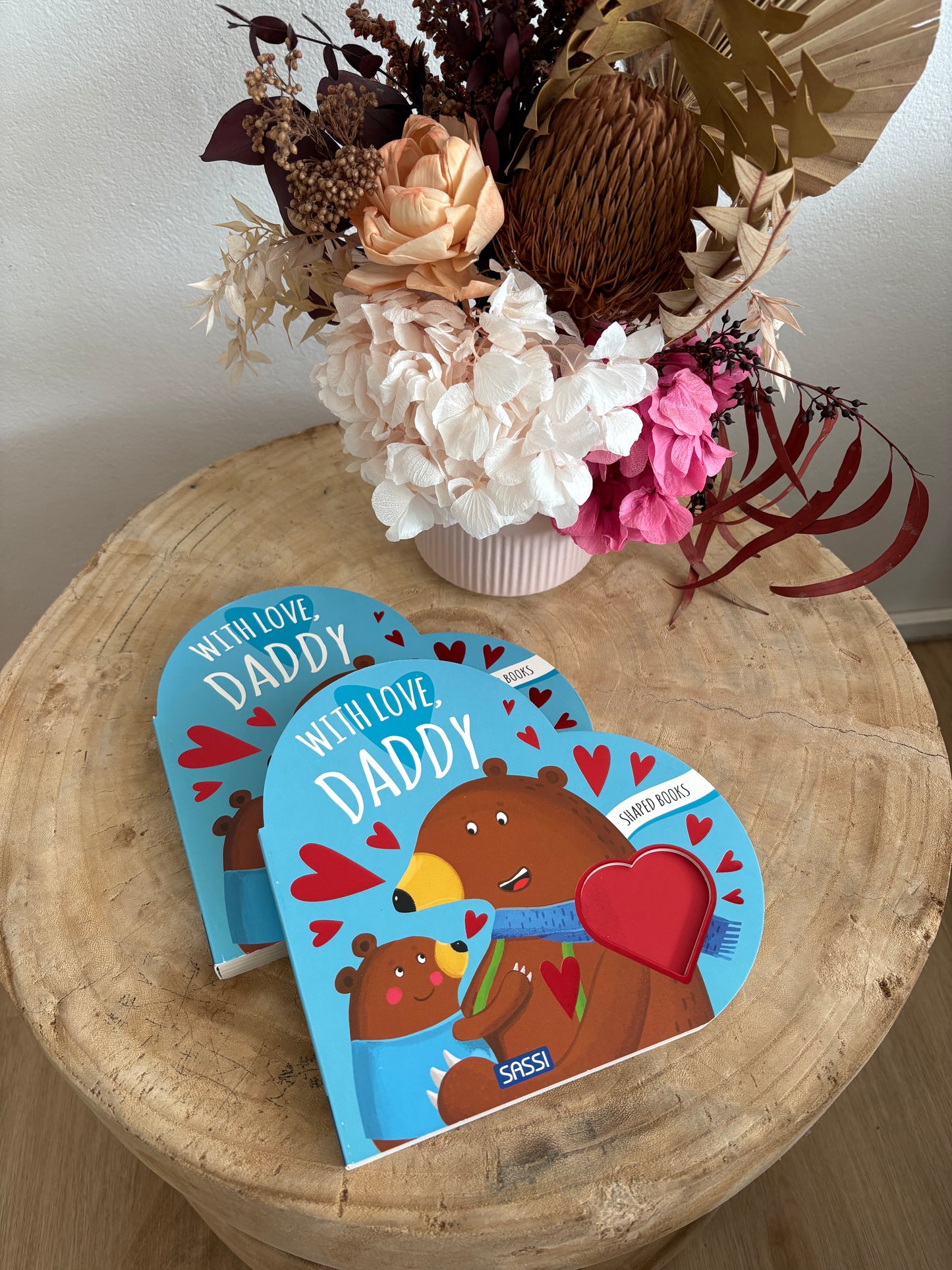 Sassi Shaped Board Book - With Love Daddy