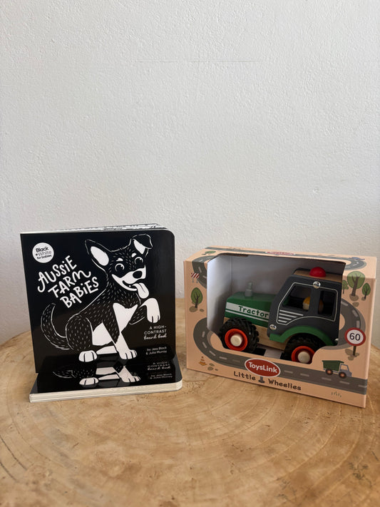 Aussie Farm Babies: A High Contrast Board Book by Julia Murray