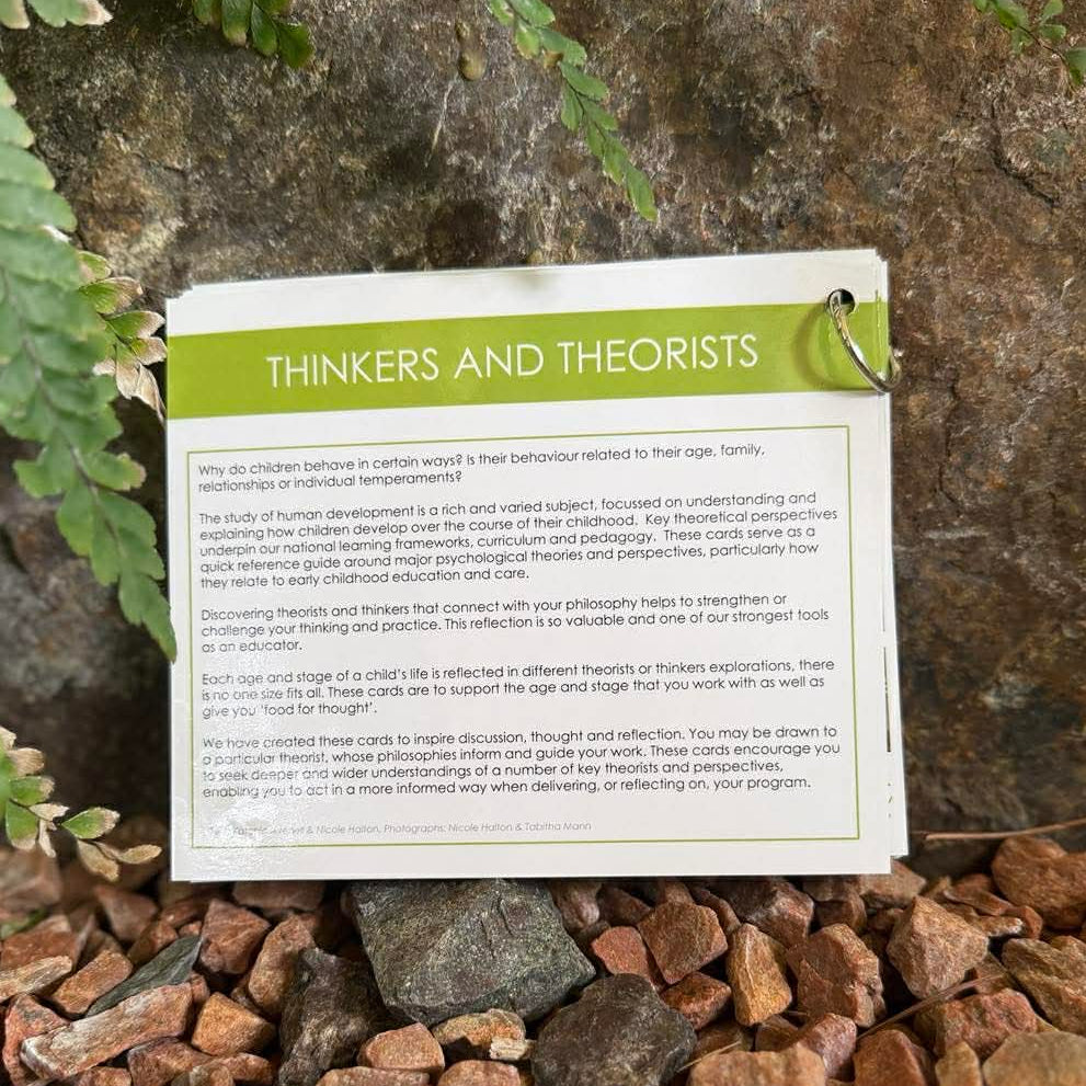 Theorists & Thinkers: Inspiration and Discussion Cards (Birth to 2 years)