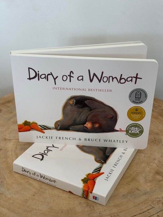 Diary of a Wombat by Jackie French (Board Book)