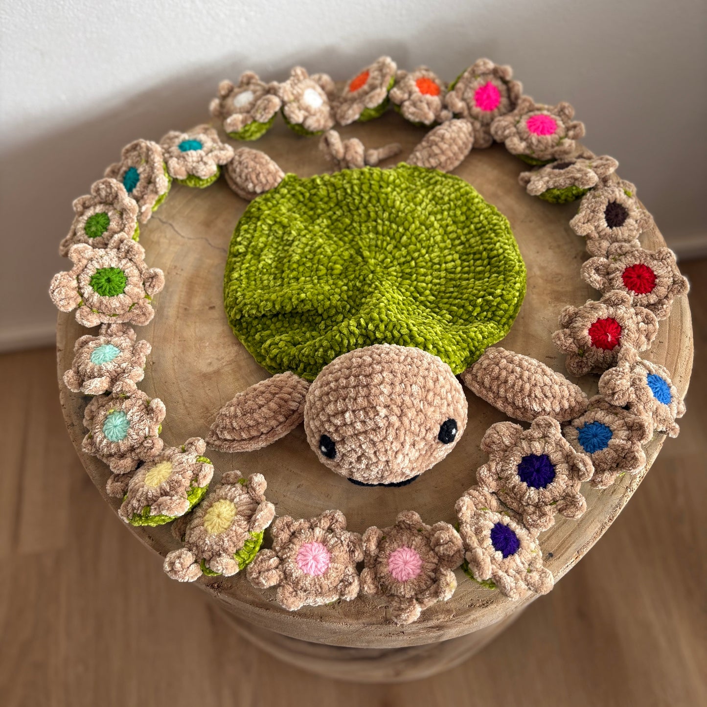 Crochet Turtle Memory Game (large)