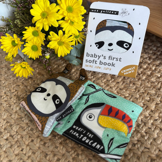 Swing Slow, Sloth (Wee Gallery Cloth Book) by Surya Sajnani