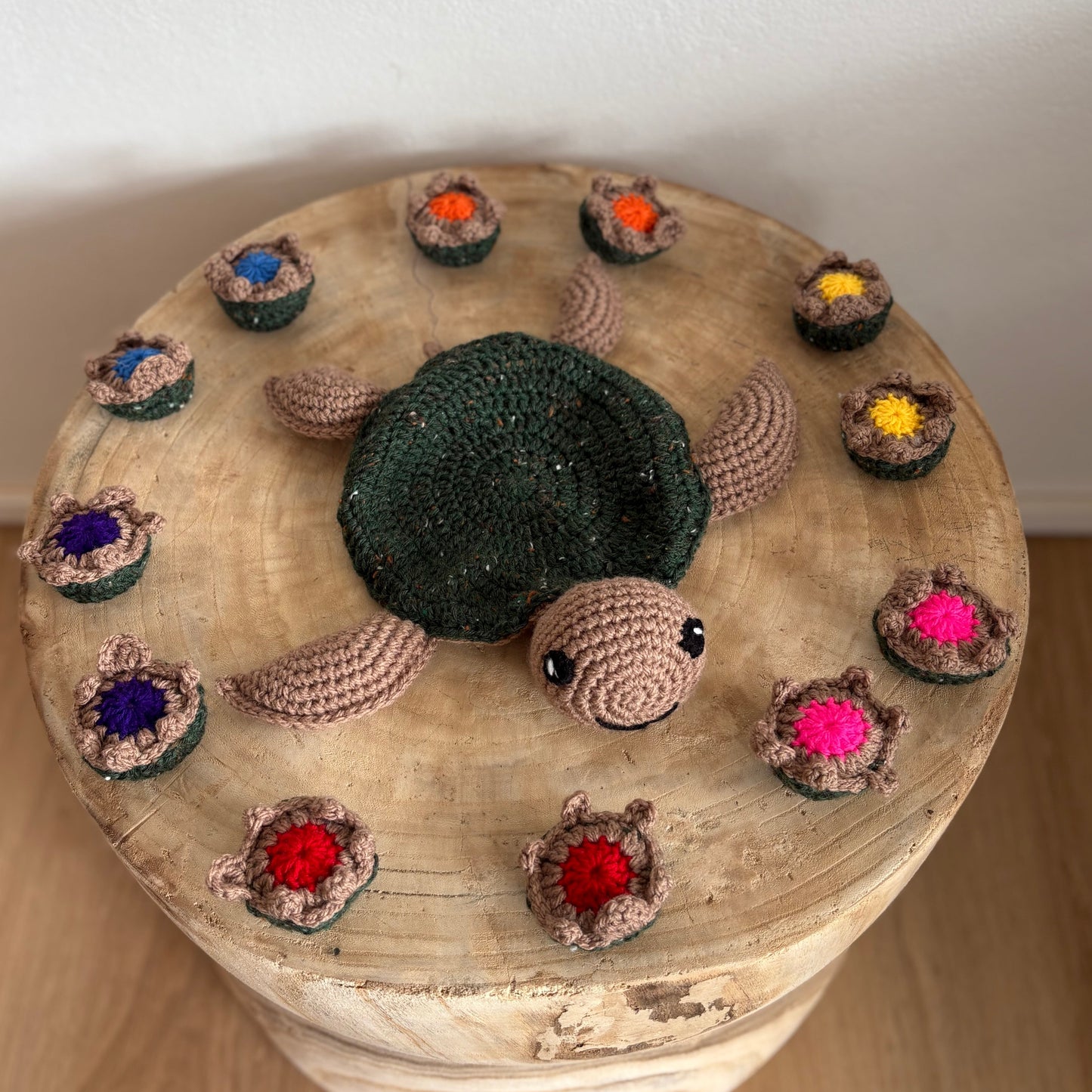 Crochet Turtle Memory Game (Small)