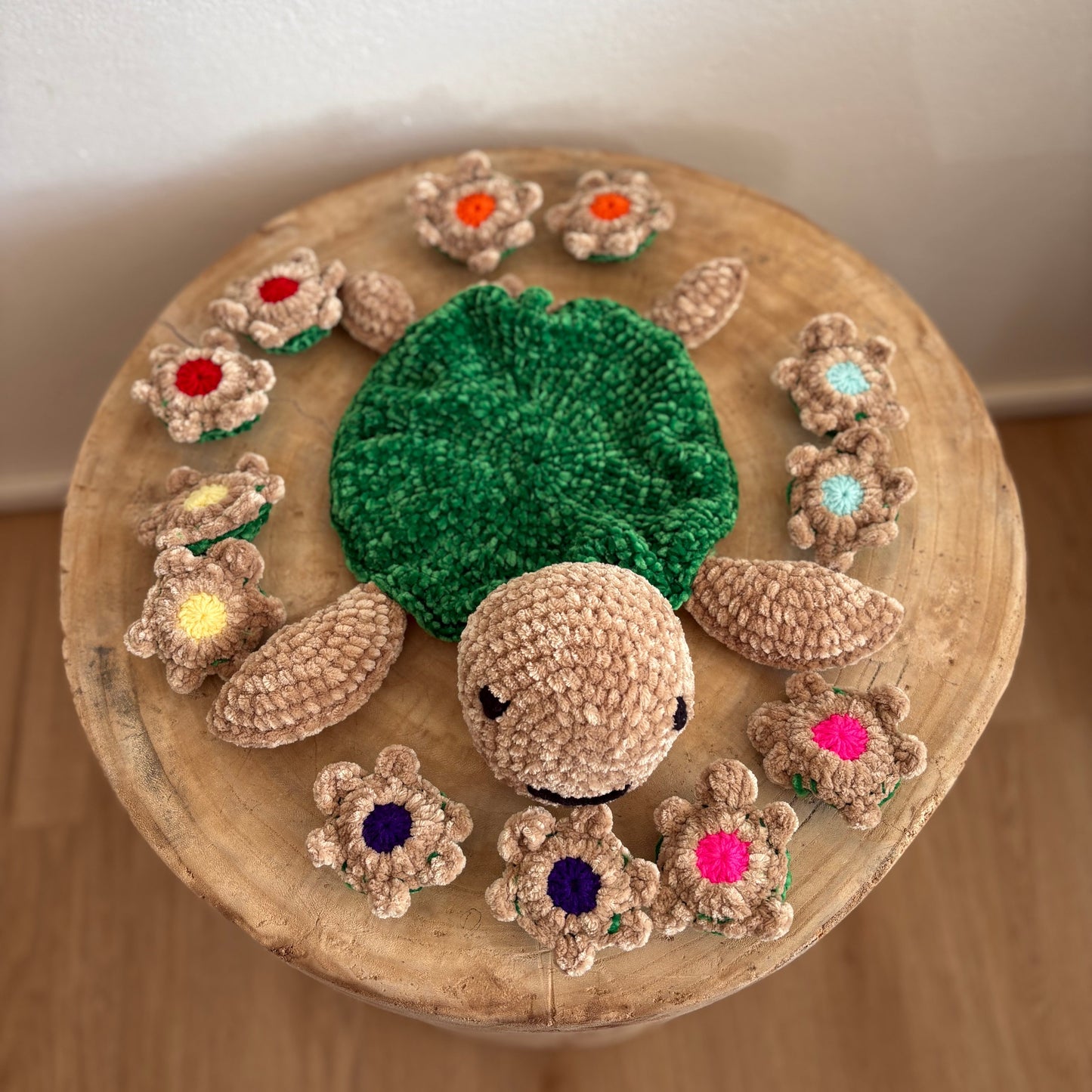 Crochet Turtle Memory Game (Medium)