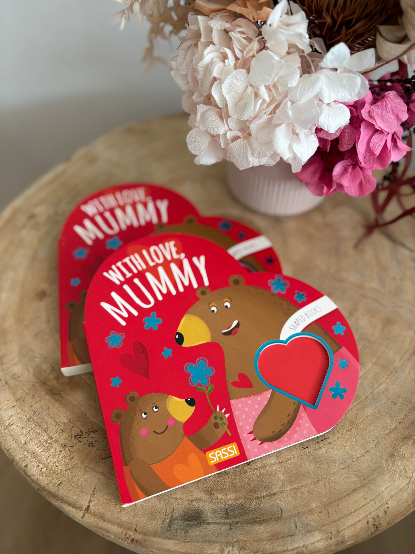 Sassi Shaped Board Book -  With Love Mummy