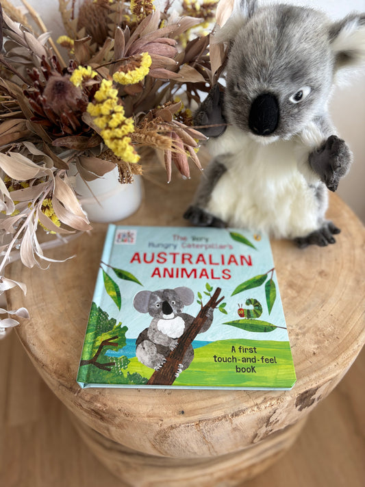 The Very Hungry Caterpillar's Australian Animals Touch & Feel Book by Eric Carle (Board Book)