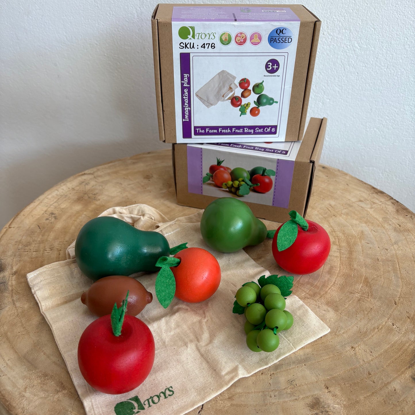 The Farm Fresh Fruit Bag Set Of 8